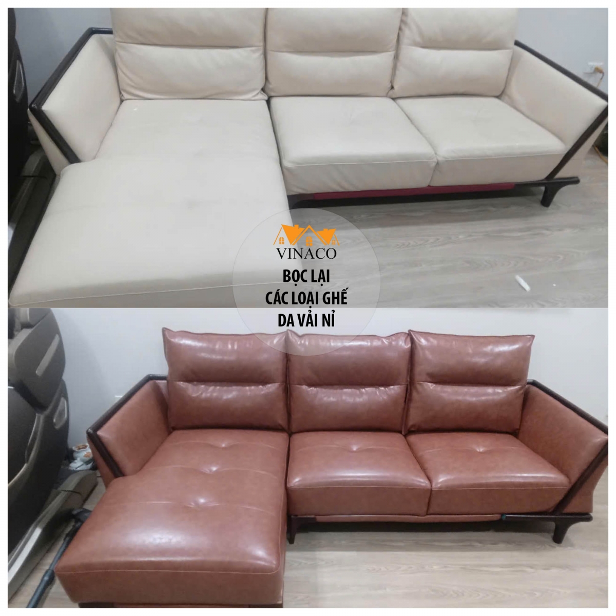 Bọc ghế sofa da
